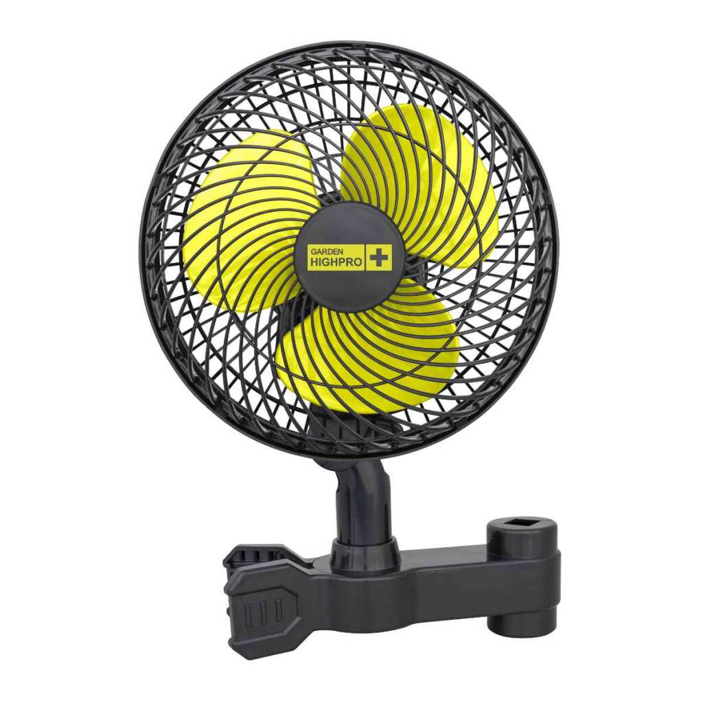 Schwenkventilator 20Watt | Ø20cm mit Stangenclip | PROFAN | Garden Highpro