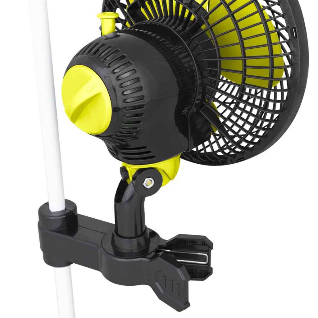 Schwenkventilator 20Watt | Ø20cm mit Stangenclip | PROFAN | Garden Highpro
